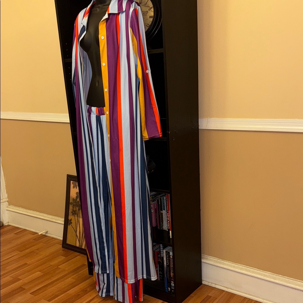 Striped Multicolor Women's Set